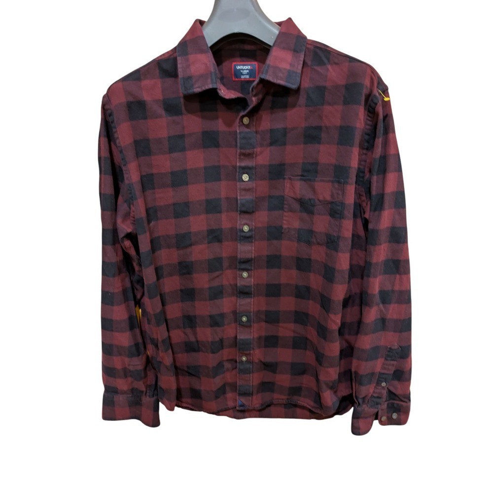 UNTUCKit Men's XL  Plaid‎ Flannel  Long Sleeve Button Up Shirt